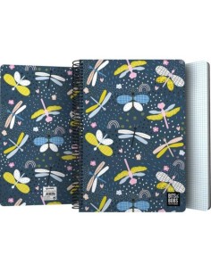 CUADERNO PP Fº 80H 90G C4MM BampB DRAGON FLY 294x21x16cm